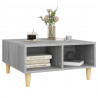 Mesa de centro madera de ingeniería gris Sonoma 60x60x30 cm 3