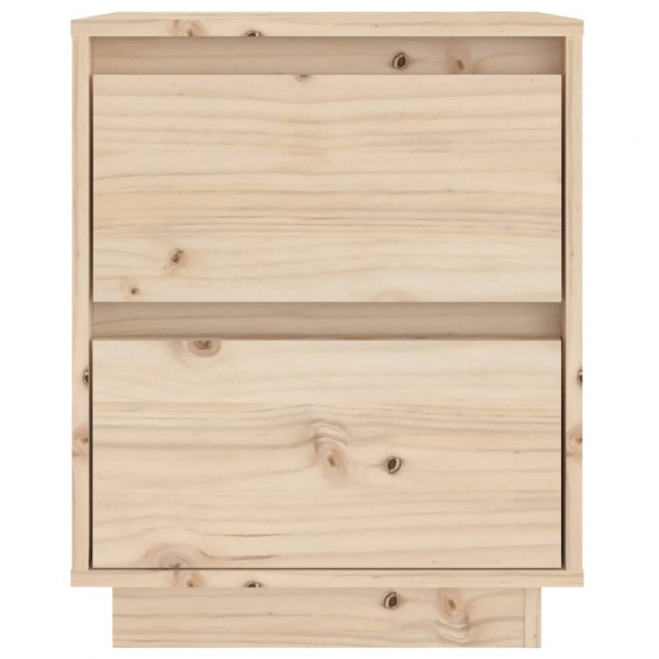 Mesita de noche madera maciza de pino 40x35x50 cm M 5