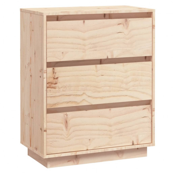 Aparador de madera maciza de pino 60x34x75 cm M 2