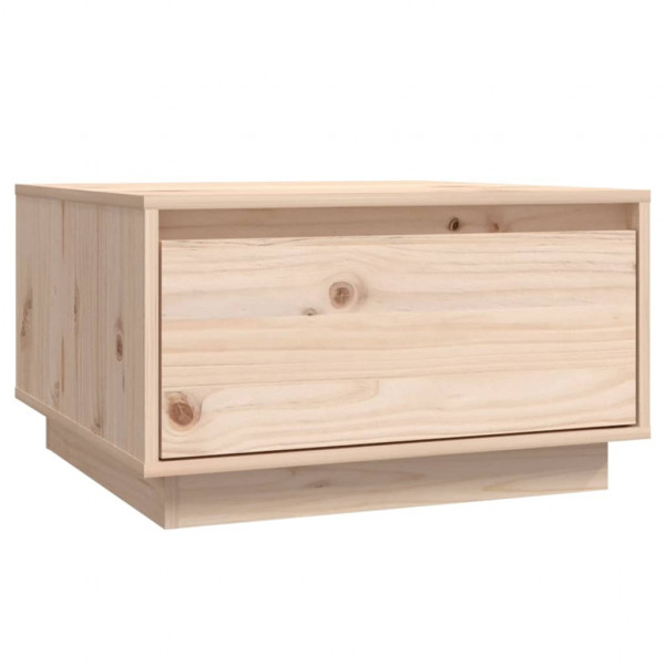 Mesa de centro de madera maciza de pino 55x56x32 cm M 2