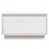Mesa de centro 55x56x32 cm pinho maciço branco 3