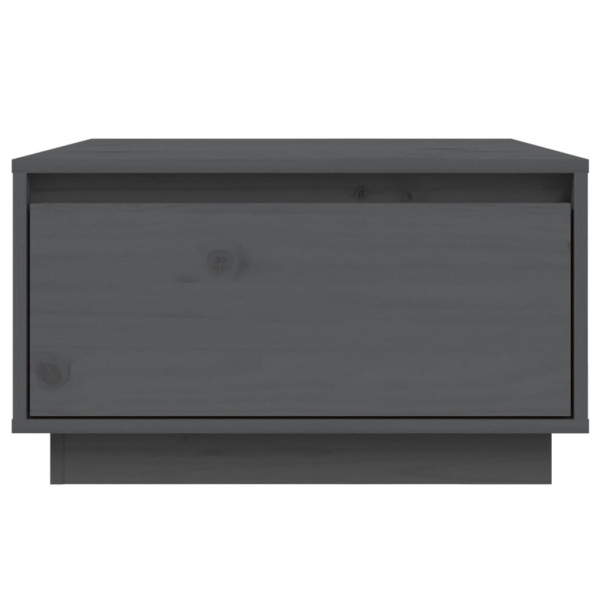 Mesa de centro 55x56x32 cm pinho maciço cinza M 3