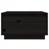Mesa de centro 55x56x32 cm pinho maciço preto 3