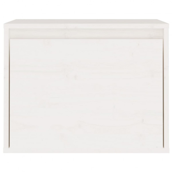 Armario de pared de madera maciza de pino blanco 45x30x35 cm M 5