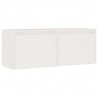 Armários de parede 2 pcs 45x30x35 cm pinho maciço branco 5