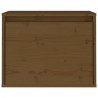 Armario de pared madera maciza de pino marrón miel 45x30x35 cm 5