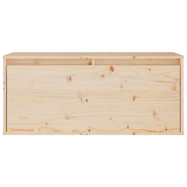 Armario de pared madera maciza de pino 80x30x35 cm M 3