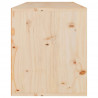 Armario de pared madera maciza de pino 80x30x35 cm 4
