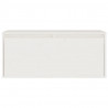 Armário de parede 80x30x35 cm madeira de pinho maciça branco 3