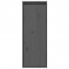 Armario de pared de madera maciza de pino gris 30x30x80 cm 5