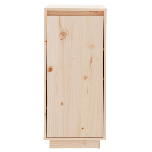 Armario zapatero de madera maciza de pino 35x35x80 cm M 5