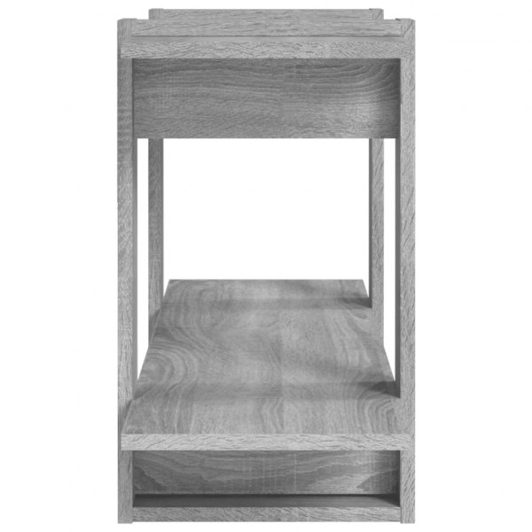 Estantería madera contrachapada gris Sonoma 100x30x51 cm M 4