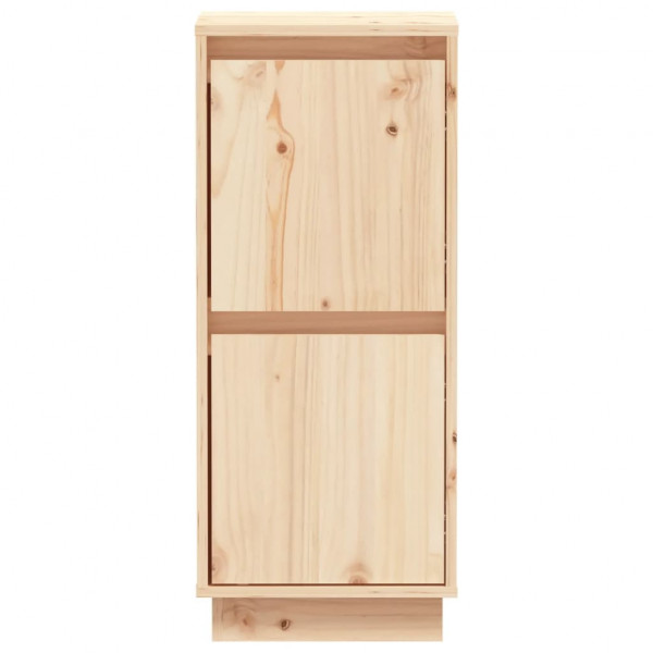 Aparador 2 uds madera maciza de pino 31.5x34x75 cm M 5