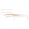Estructura de cama madera maciza de pino blanco 100x200 cm 3