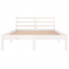 Estructura de cama madera maciza de pino blanco 120x200 cm 3