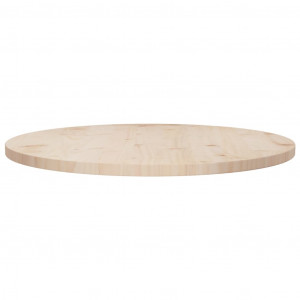 Superficie de mesa madera maciza de pino Ø70x2.5 cm H