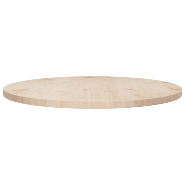 Superficie de mesa madera maciza de pino Ø70x2.5 cm M 2