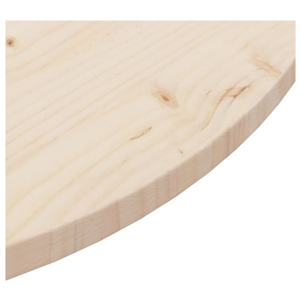 Superficie de mesa madera maciza de pino Ø90x2.5 cm M 4