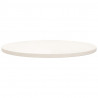 Superficie de mesa madera maciza de pino blanco Ø70x2.5 cm 2
