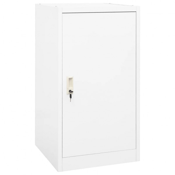 Armario para sillas de montar acero blanco 53x53x105 cm D
