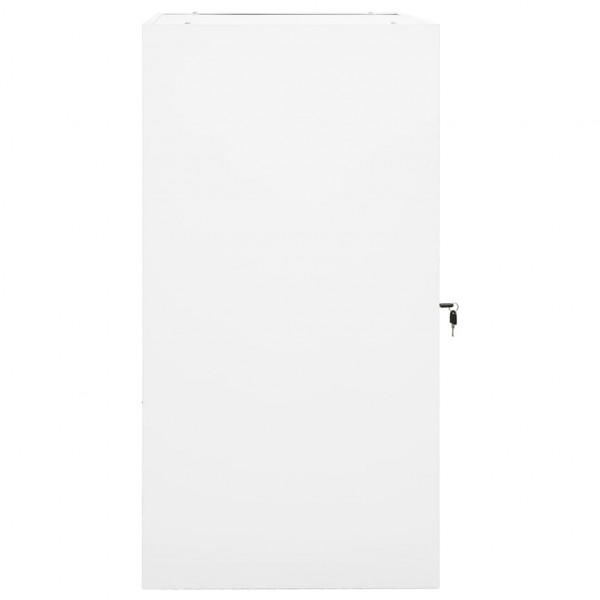 Armario para sillas de montar acero blanco 53x53x105 cm M 3
