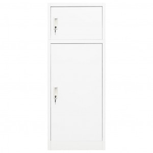 Armário para selas 53x53x140 cm aço branco H