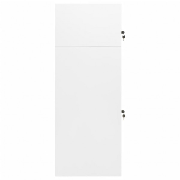 Armario para sillas de montar acero blanco 53x53x140 cm M 3