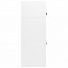 Armario para sillas de montar acero blanco 53x53x140 cm 3