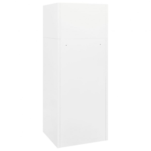 Armário para selas 53x53x140 cm aço branco M 4