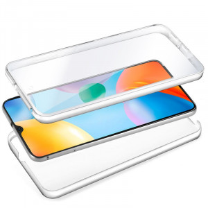 Funda COOL Silicona 3D para Xiaomi Redmi 10C (Transparente Frontal + Trasera) H