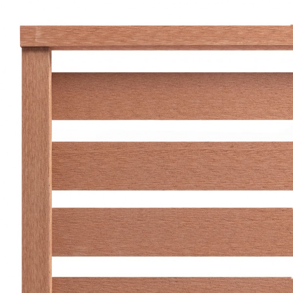 Painel de vedação 180x180 cm WPC castanho M 3