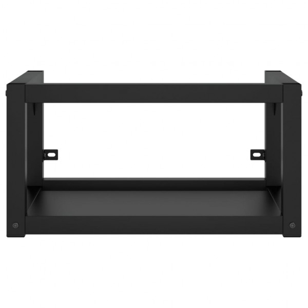 Estructura de baño con lavabo incorporado hierro negro M 4