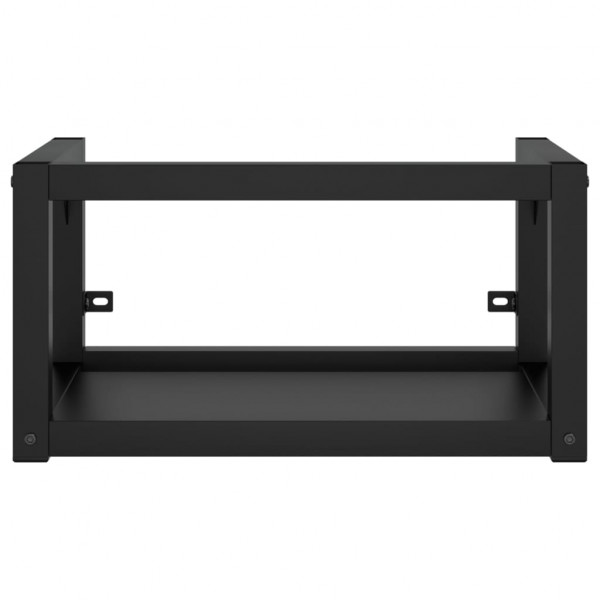 Estructura de baño con lavabo incorporado hierro negro M 4