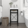 Estructura de baño con lavabo incorporado hierro negro 1