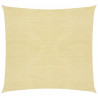 Toldo de vela HDPE beige 160 g/m² 3x3 m 1