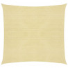 Para-sol estilo vela 160 g/m² 4x4 m PEAD bege 1