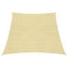 Toldo de vela HDPE beige 160 g/m² 3/4x3 m 1