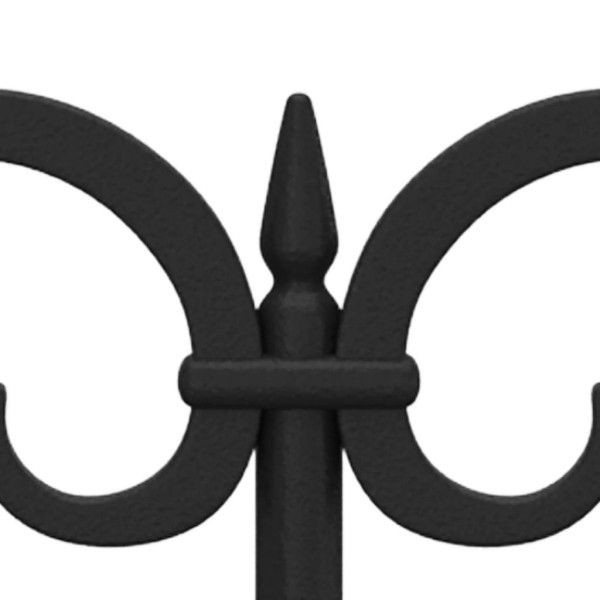 Borduras de jardín 17 unidades PP negro 10 m M 5