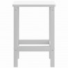 Mesa de jardim Adirondack 38x38x46 cm PEAD branco 4
