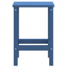 Mesa de jardín Adirondack HDPE azul agua 38x38x46 cm 4