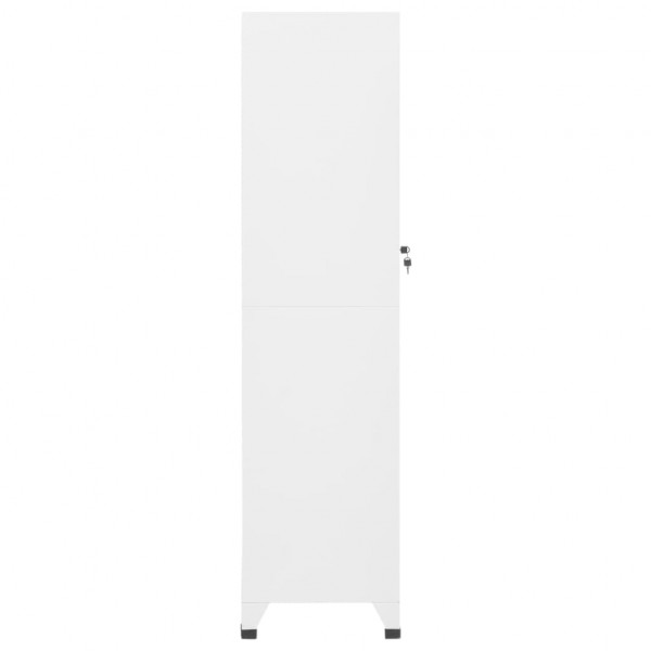 Taquilla de acero blanco 38x45x180 cm M 5