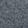 Alfombra de pelo corto gris antracita 160x230 cm 2