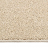 Tapete de pelo curto 160x230 cm bege 3