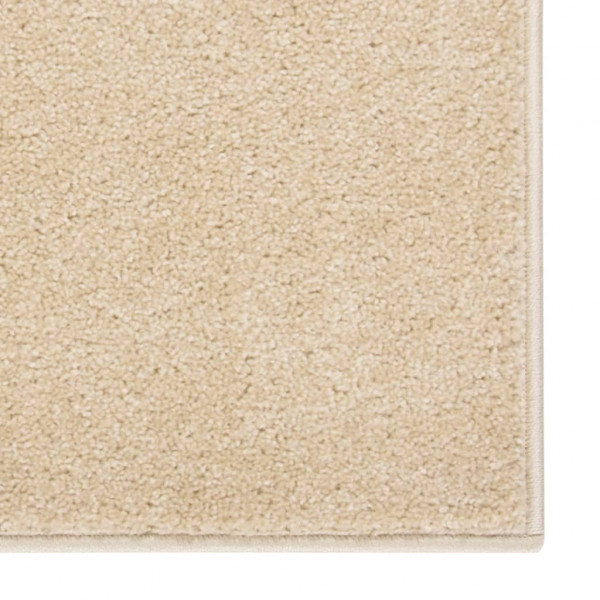 Alfombra de pelo corto beige 160x230 cm M 4