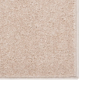 Alfombra de pelo corto beige oscuro 200x290 cm H
