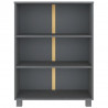 Estante HAMAR 85x35x112 cm pinho maciço cinza-escuro 2