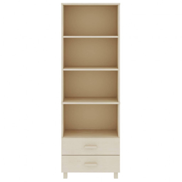 Aparador alto HAMAR 60x35x180 cm pinho maciço castanho-mel M 5