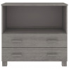 Aparador HAMAR 85x35x80 cm pinho maciço cinza-claro 5