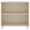 Aparador HAMAR madera de pino maciza marrón miel 85x35x80 cm 4