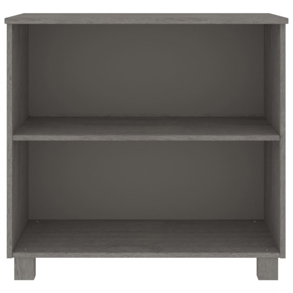 Aparador HAMAR 85x35x80 cm pinho maciço cinza-claro M 4